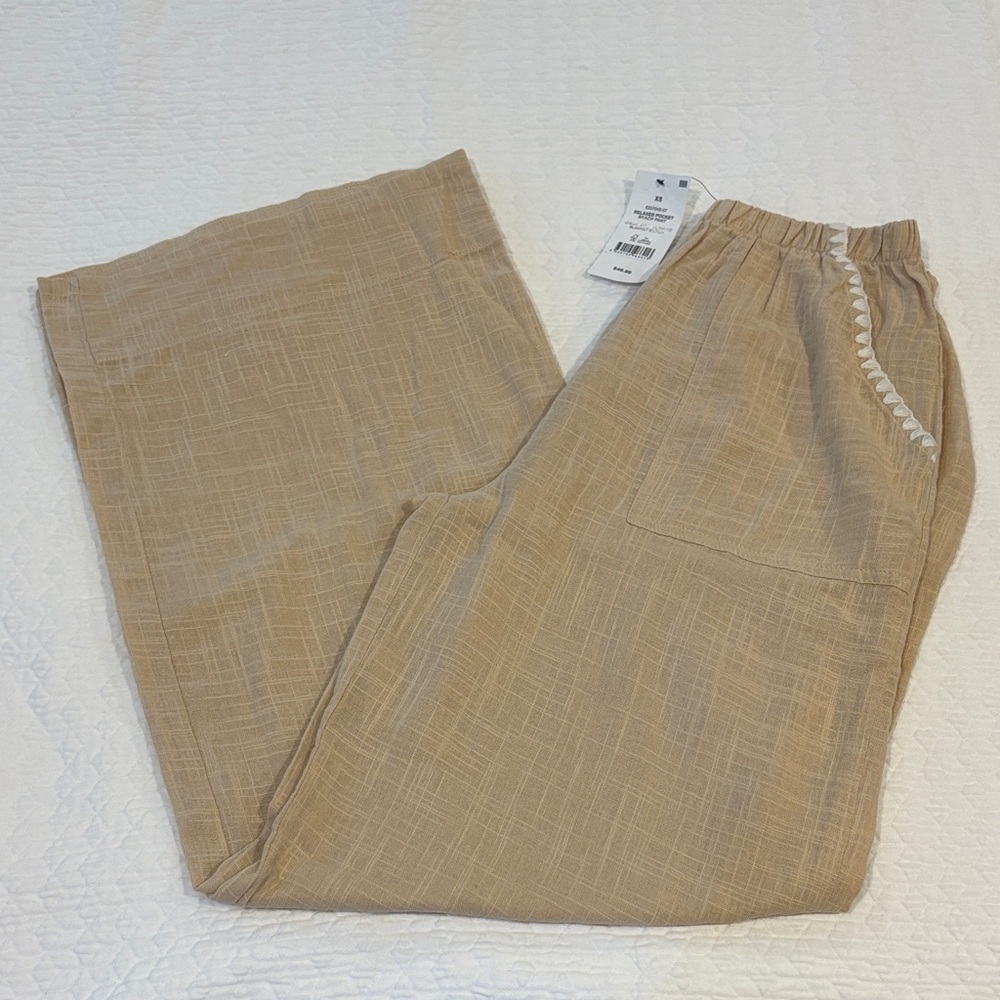 Cotton On Tan wide leg beach Pants